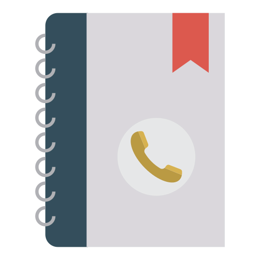 Telephone directory icon