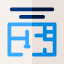 Evacuation plan icon 64x64