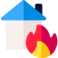 House on fire icon 64x64