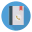 Telephone directory icône 64x64