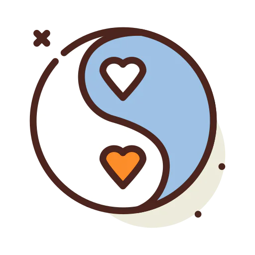 Ying yang Ikona