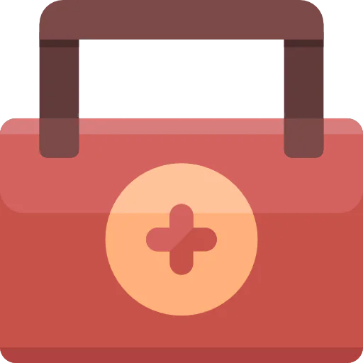 First aid kit icon