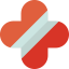 Red cross ícone 64x64