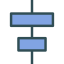 Horizontal alignment icon 64x64