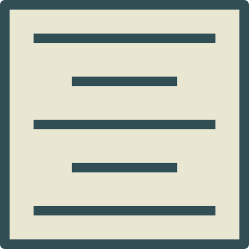Center alignment icon