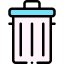 Garbage bin ícone 64x64