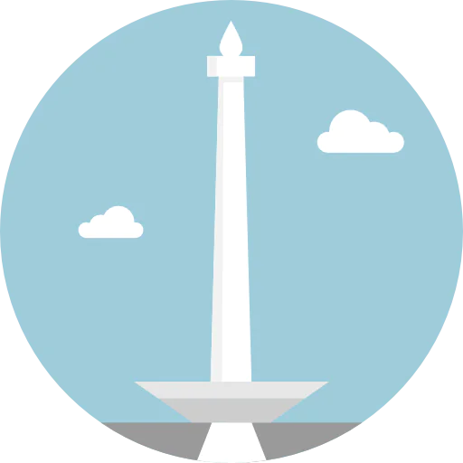 National monument of indonesia icon