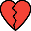 Broken heart icon 64x64