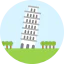 Leaning tower of pisa icon 64x64