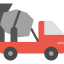 Concrete mixer icon 64x64