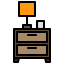 Bedside table icon 64x64