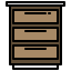 Chest of drawers icon 64x64
