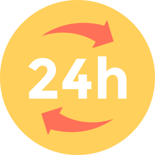 24 hours icon