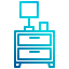 Bedside table icon 64x64