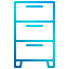 Chest of drawers icon 64x64