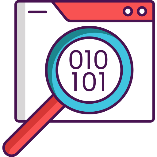 Binary code ícono