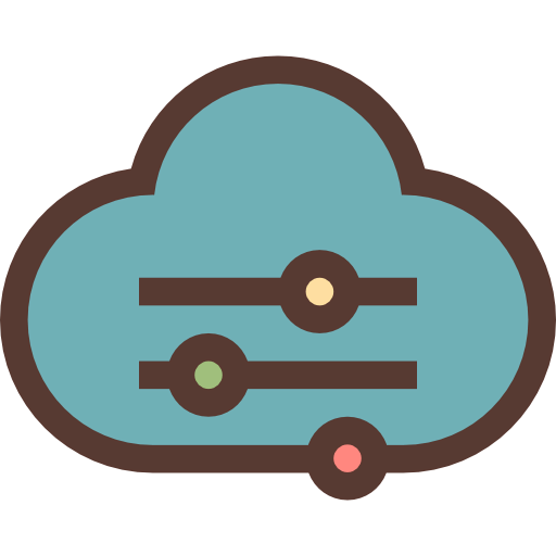 Cloud computing Ikona