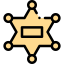 Значок шерифа иконка 64x64