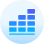 Bar chart icon 64x64