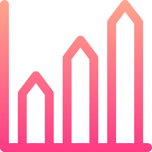 Bar chart icône