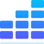 Bar chart icon 64x64