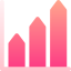 Bar chart icon 64x64