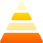 Pyramid chart icon 64x64