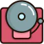School bell icon 64x64