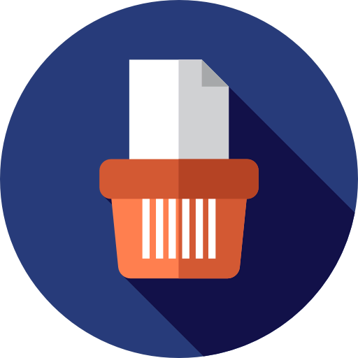 Paper shredder icon