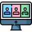 Videoconference icon 64x64