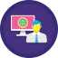 Blended learning icon 64x64