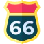 Route 66 ícone 64x64