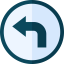 Turn left ícone 64x64