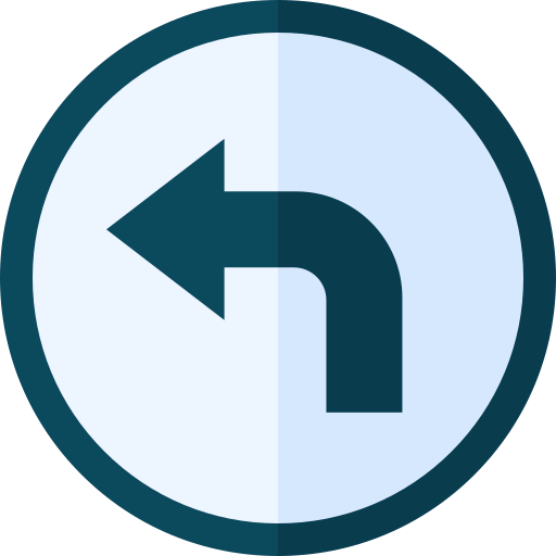 Turn left 图标