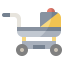 Baby stroller icon 64x64