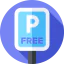 Free parking icon 64x64