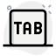 Tab key Symbol 64x64