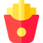 French fries icon 64x64