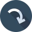 Curved arrow іконка 64x64