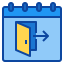 Clock out icon 64x64