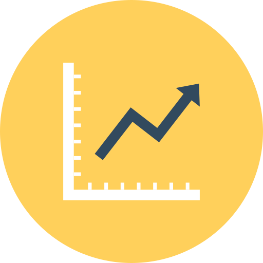 Line chart icon