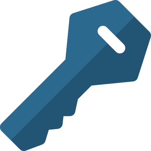Door key icon