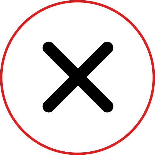 X button icon