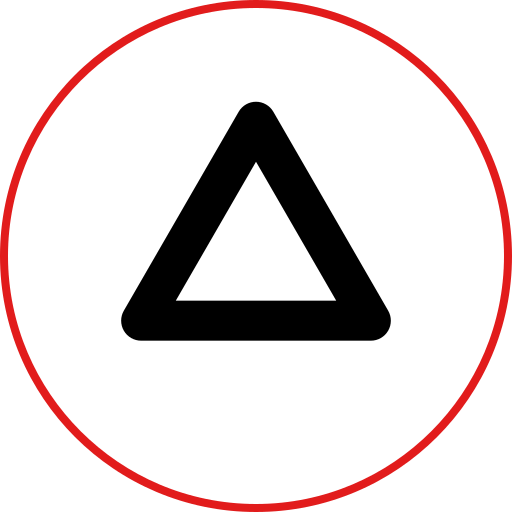 Triangle button Symbol