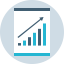 Bar chart icon 64x64