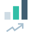 Bar chart icon 64x64