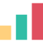 Bar chart icon 64x64