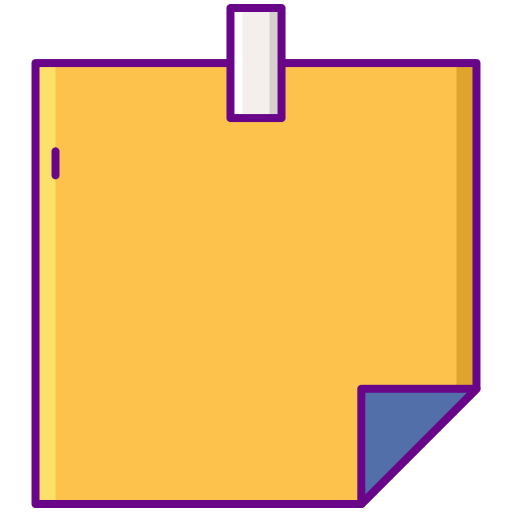 Sticky note icon