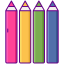 Colored pencils icône 64x64