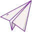 Paper plane ícono 64x64